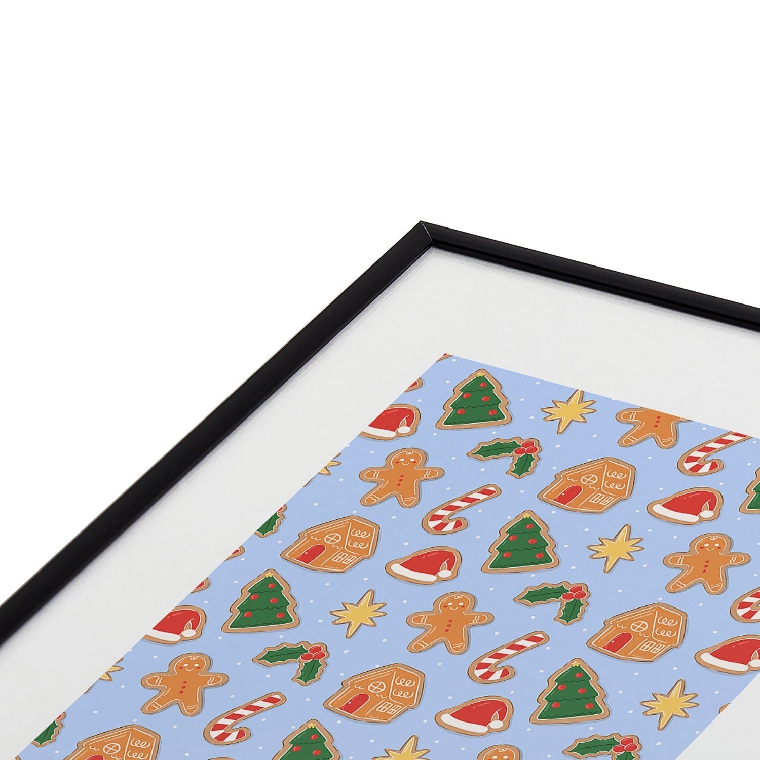 Love_Ryming Christmas Cookies Metal Framed Art Print