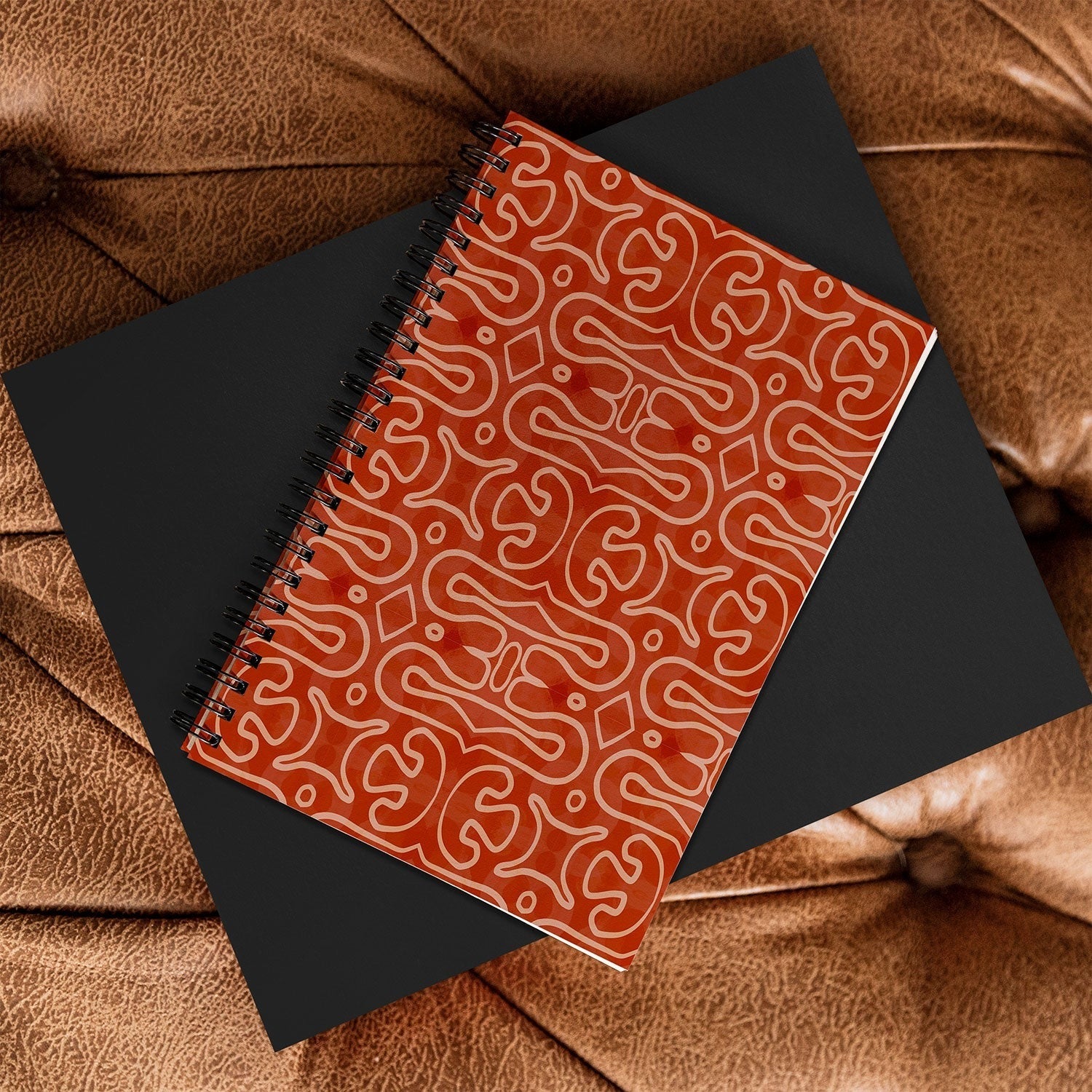 Mirimo Venexiana Burnt Orange Spiral Notebook