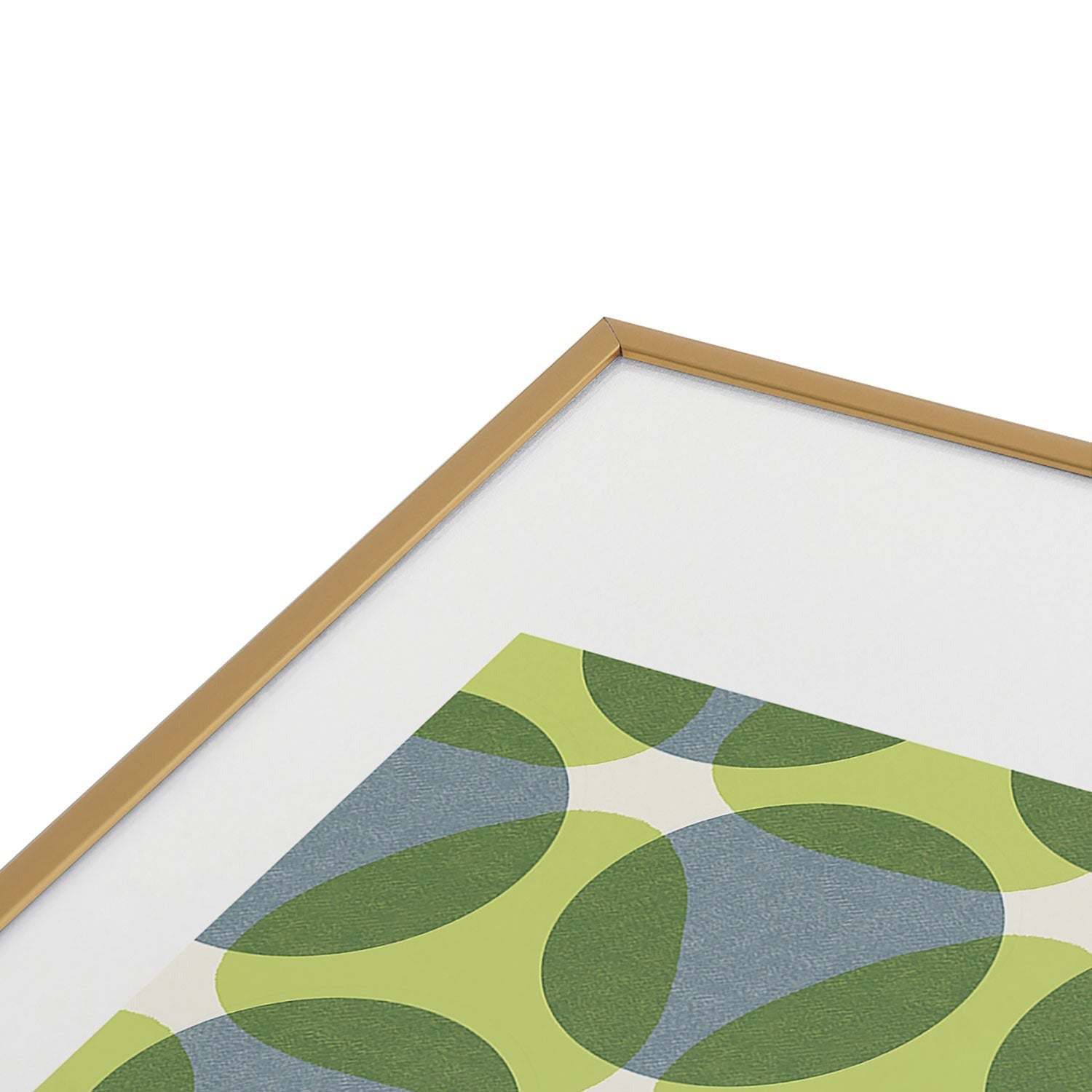 Marta Barragan Camarasa Stylish Retro Circle Metal Framed Art Print