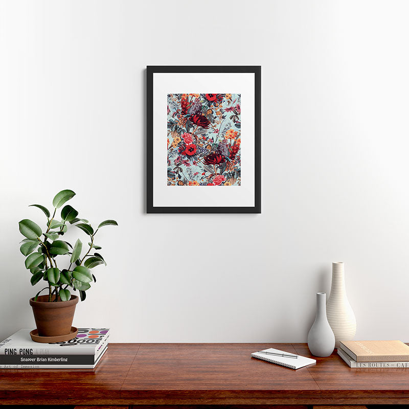 Burcu Korkmazyurek Romantic Garden VI Framed Art Print