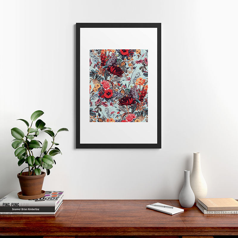 Burcu Korkmazyurek Romantic Garden VI Framed Art Print