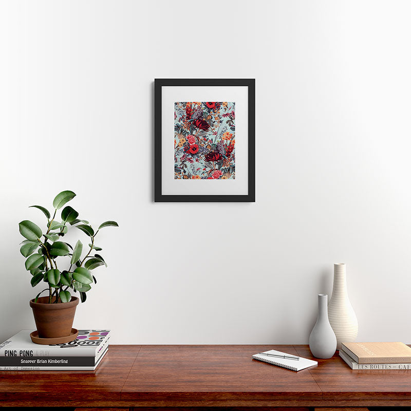 Burcu Korkmazyurek Romantic Garden VI Framed Art Print