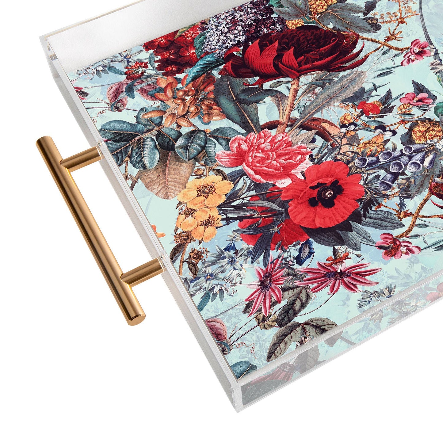 Burcu Korkmazyurek Romantic Garden VI Acrylic Tray