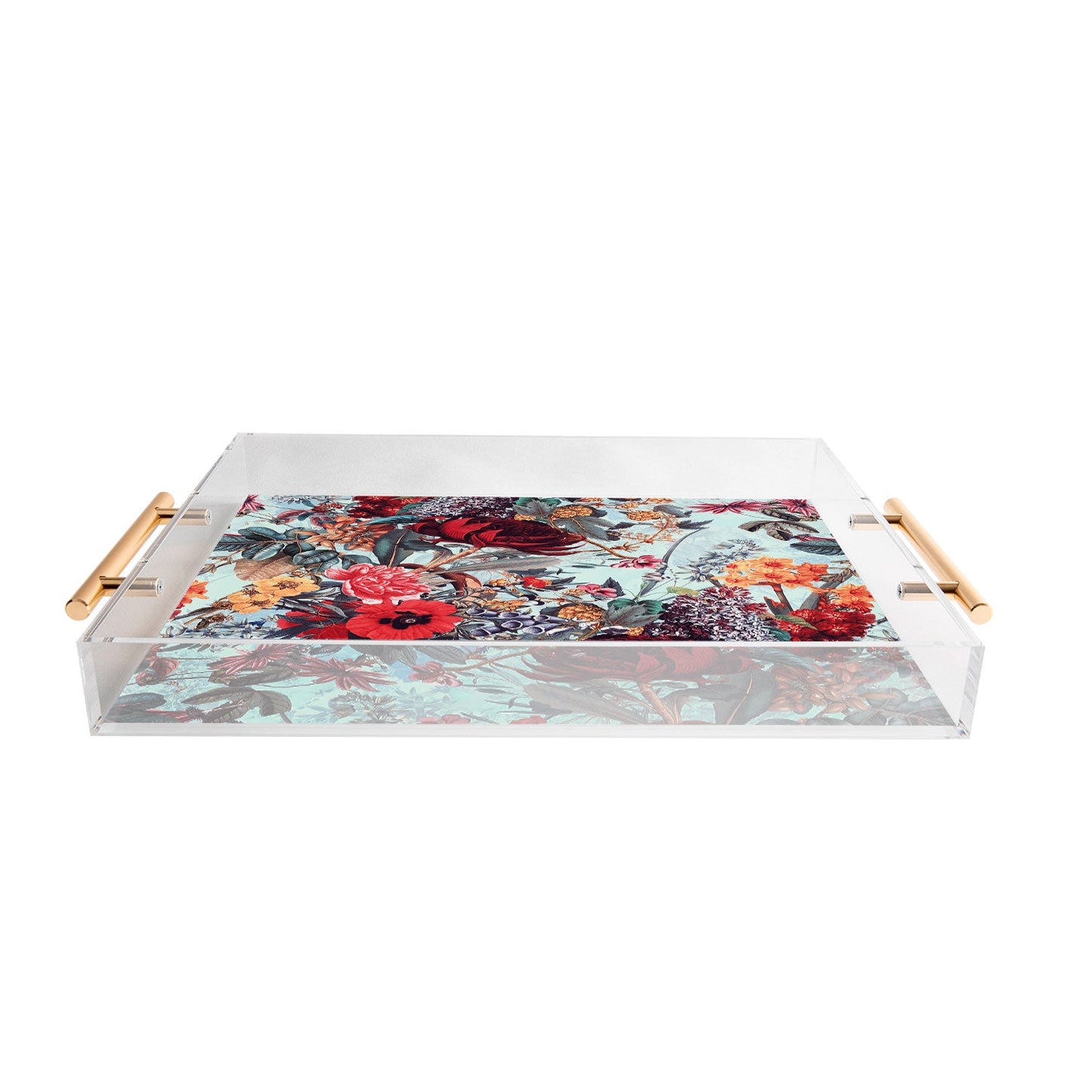 Burcu Korkmazyurek Romantic Garden VI Acrylic Tray
