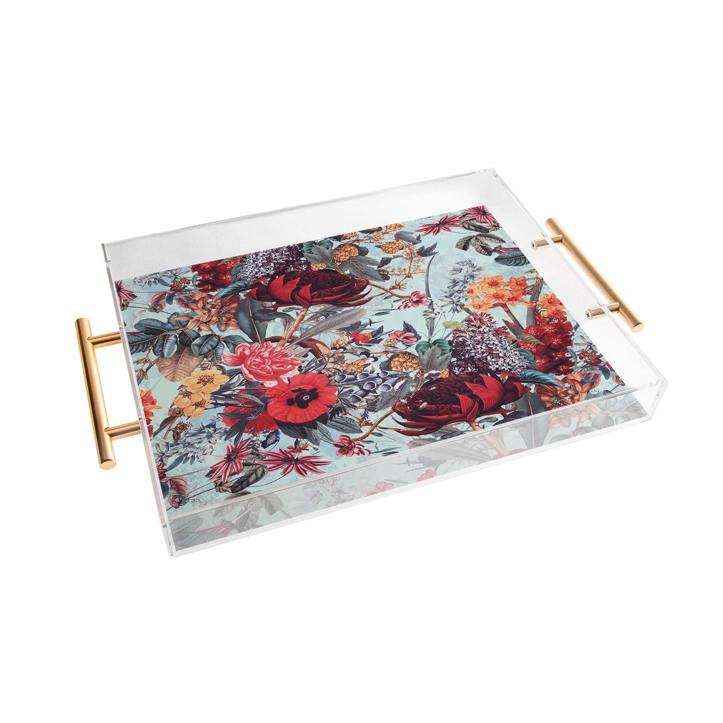 Burcu Korkmazyurek Romantic Garden VI Acrylic Tray