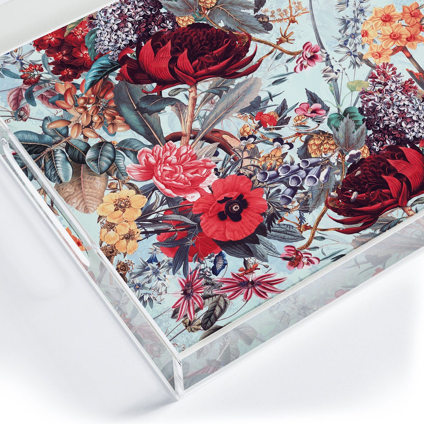 Burcu Korkmazyurek Romantic Garden VI Acrylic Tray