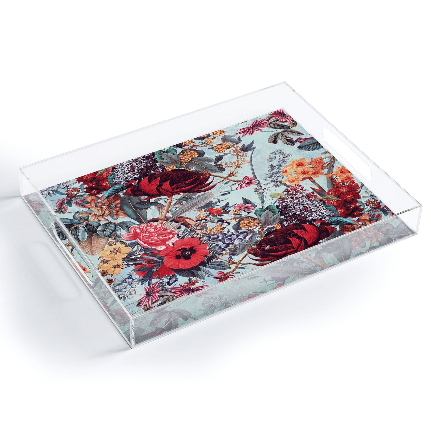 Burcu Korkmazyurek Romantic Garden VI Acrylic Tray