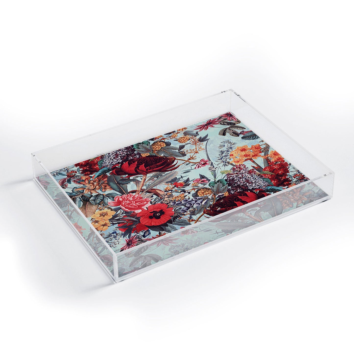 Burcu Korkmazyurek Romantic Garden VI Acrylic Tray