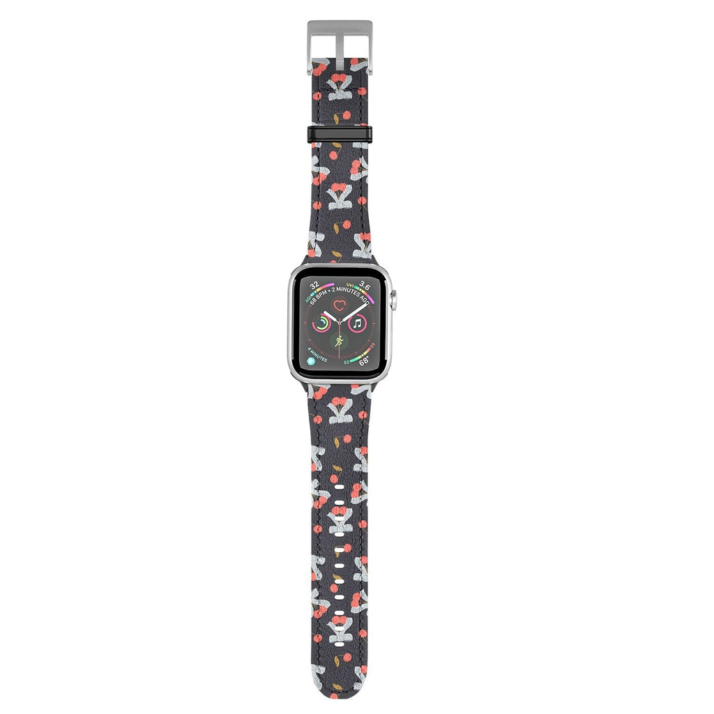 Jennifer Labre Cherries and Bows Apple Watch Band