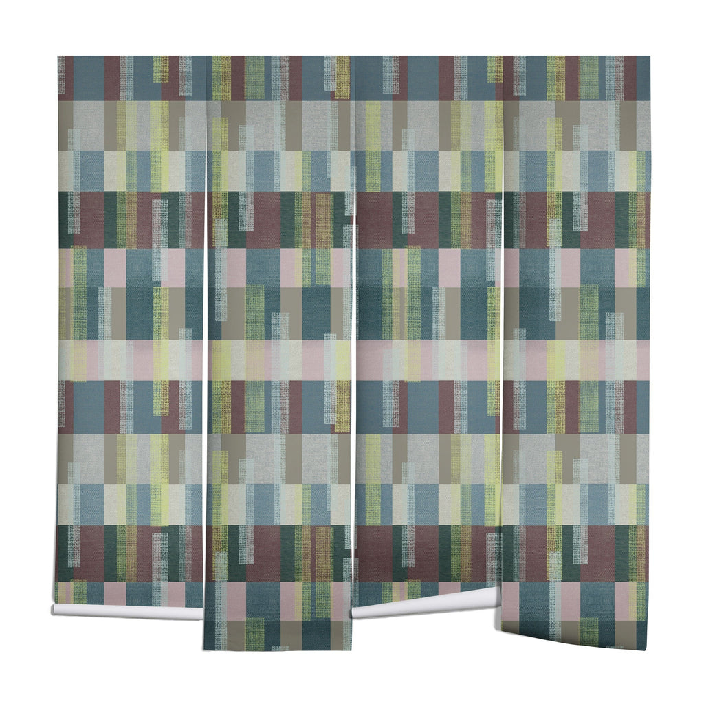 Marta Barragan Camarasa Dynamic Linear Blocks Wall Mural