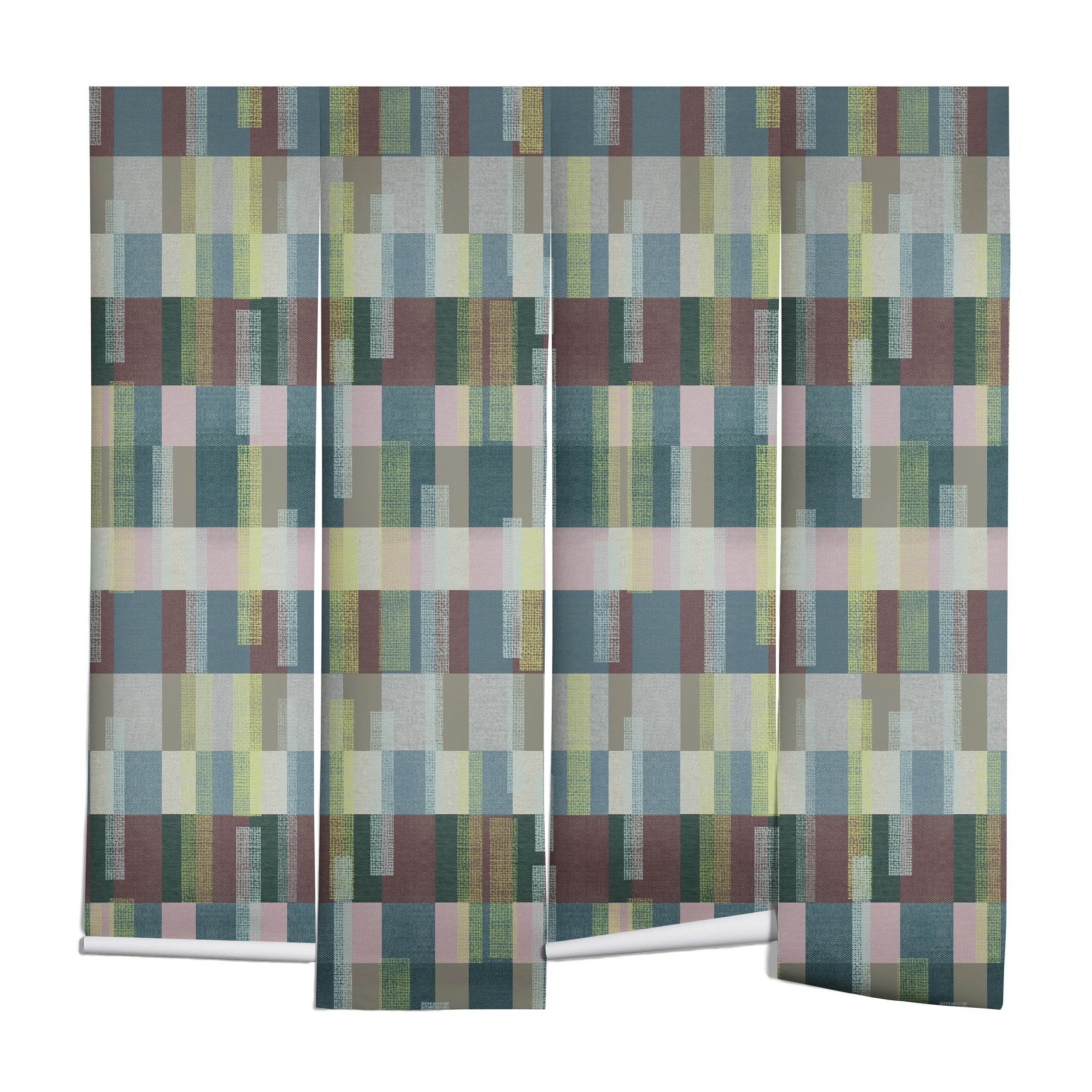 Marta Barragan Camarasa Dynamic Linear Blocks Wall Mural