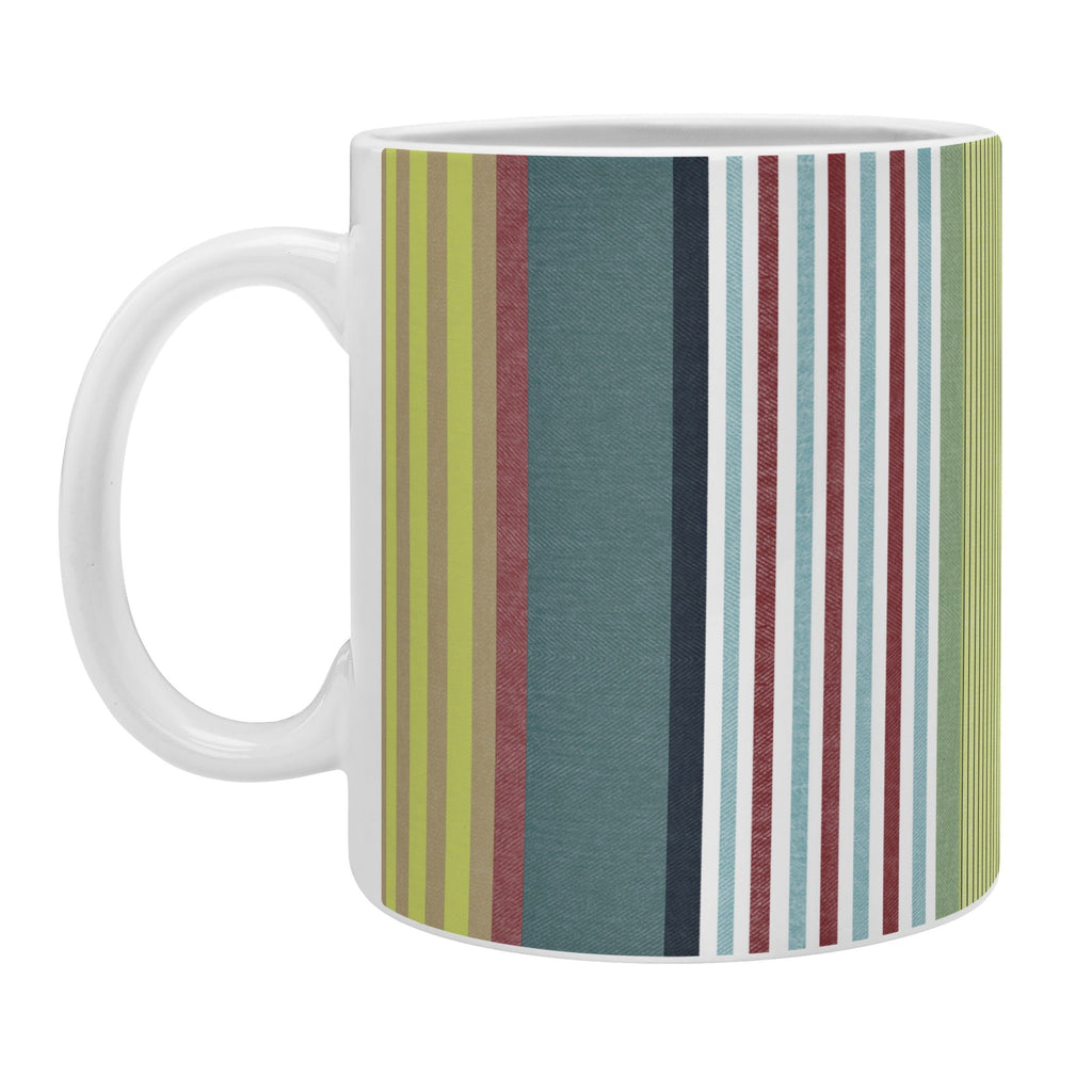 Marta Barragan Camarasa Colorful Stripe Delight Coffee Mug