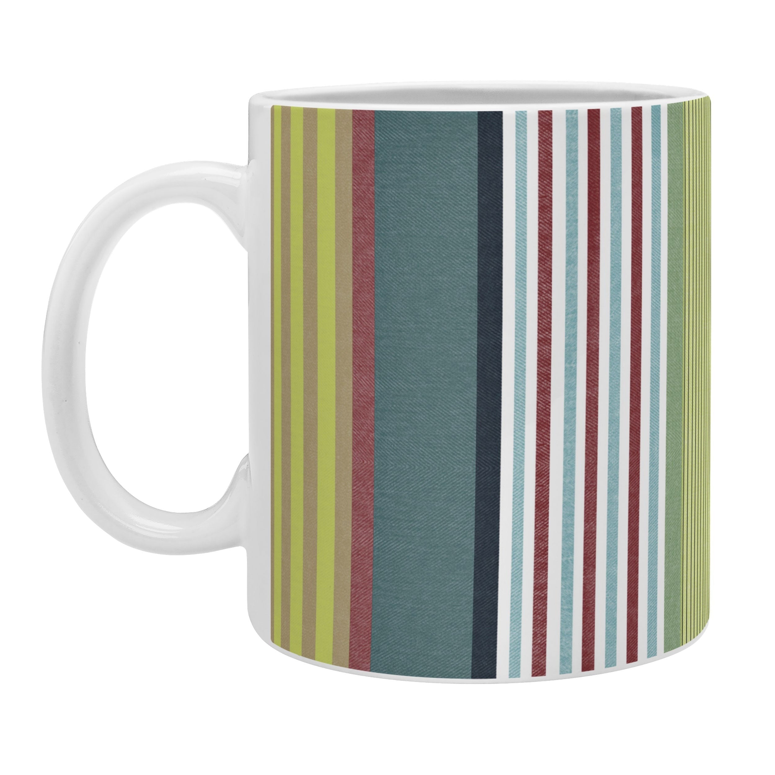Marta Barragan Camarasa Colorful Stripe Delight Coffee Mug