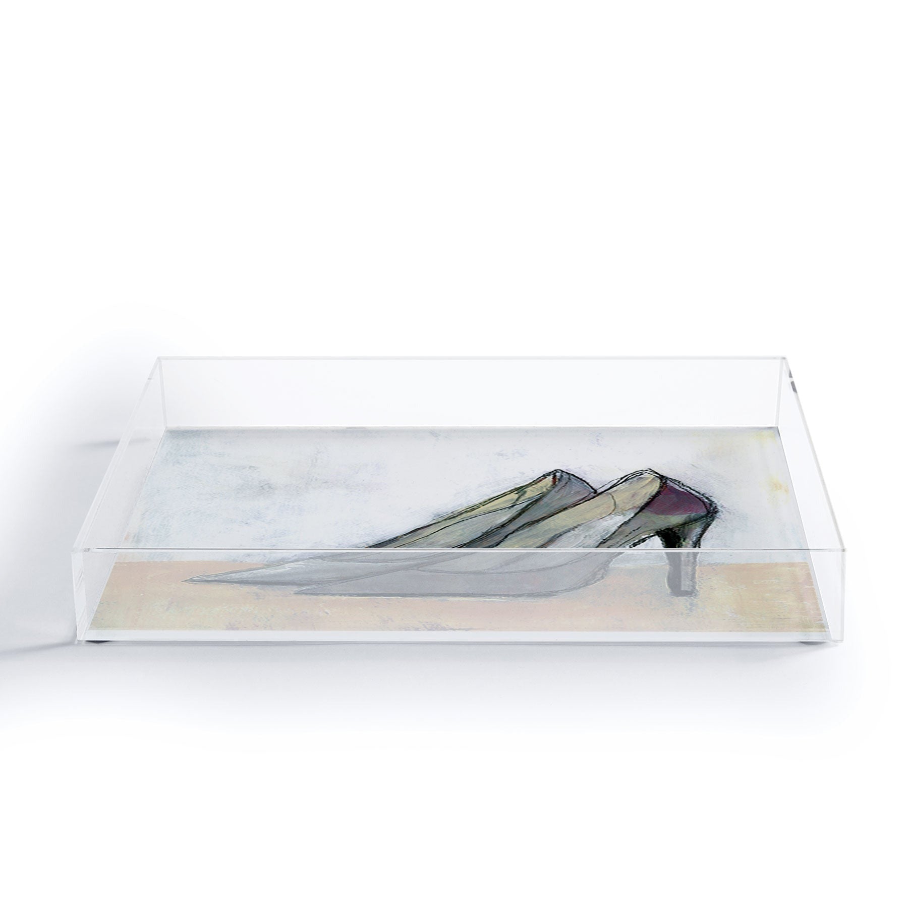Sophia Buddenhagen Grey Stiletto Acrylic Tray