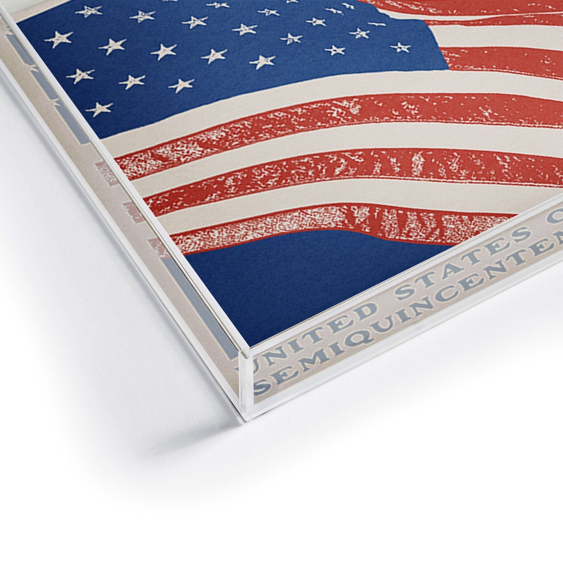 DENY Designs Stars n Stripes Semiquincentennial Acrylic Tray