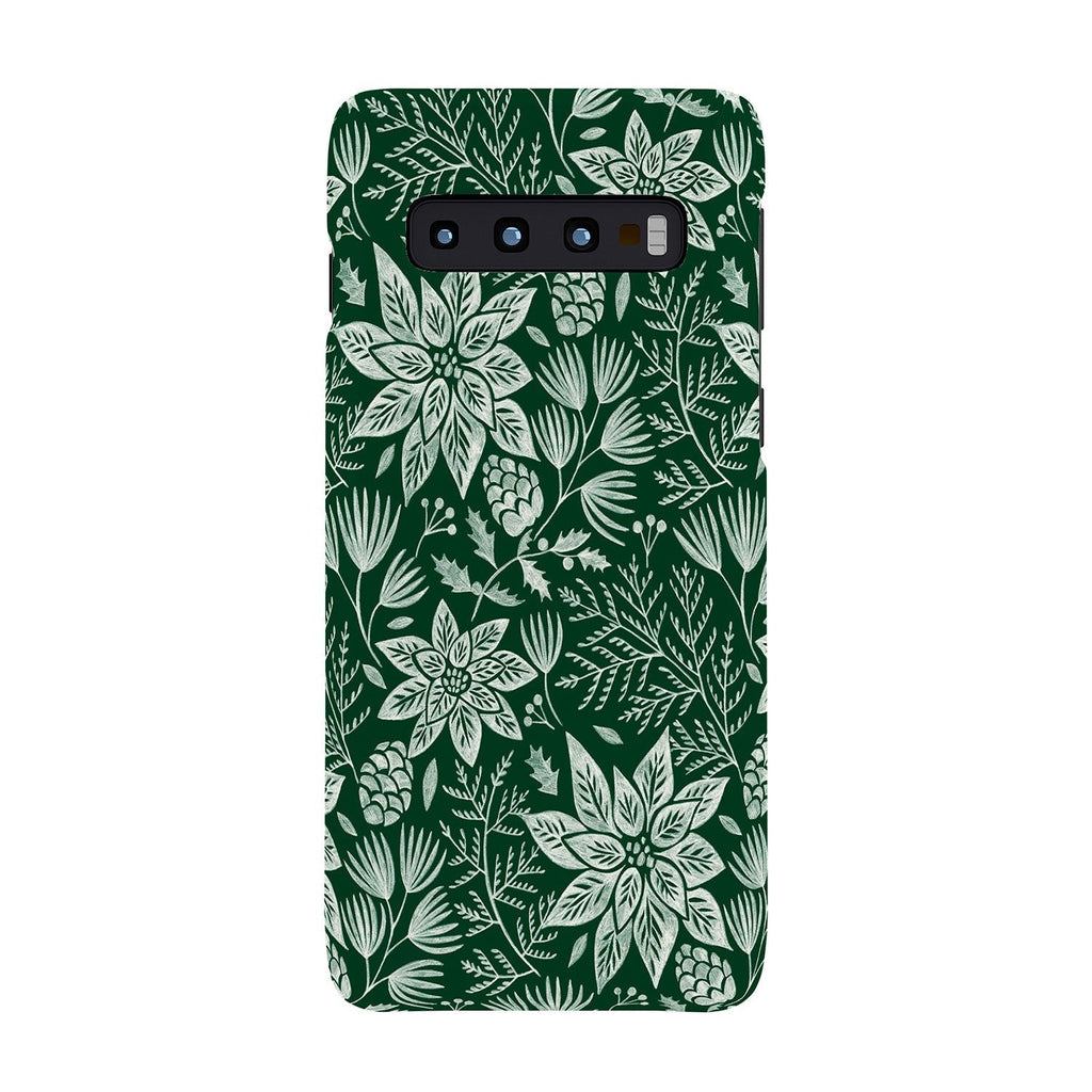 Pimlada Phuapradit Christmas Poinsettia Phone Case