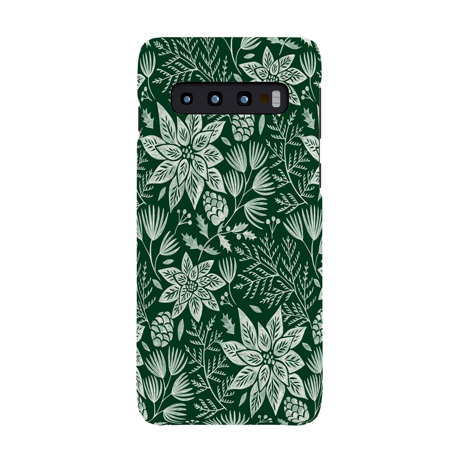 Pimlada Phuapradit Christmas Poinsettia Phone Case