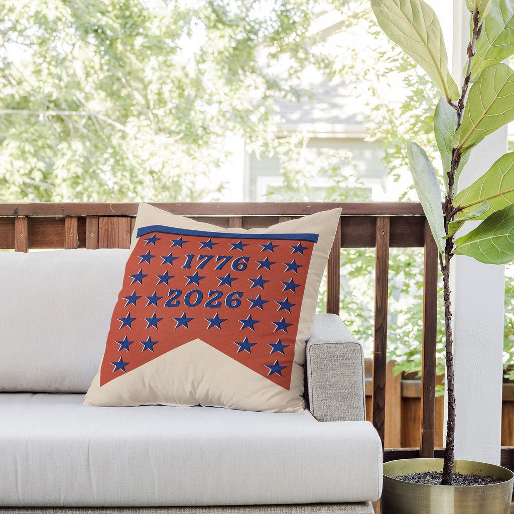 DENY Designs Star Banner Outdoor Throw Pillow