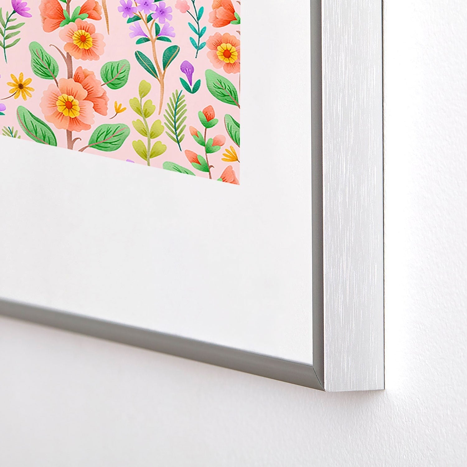 Pimlada Phuapradit Ditsy Spring Floral Metal Framed Art Print