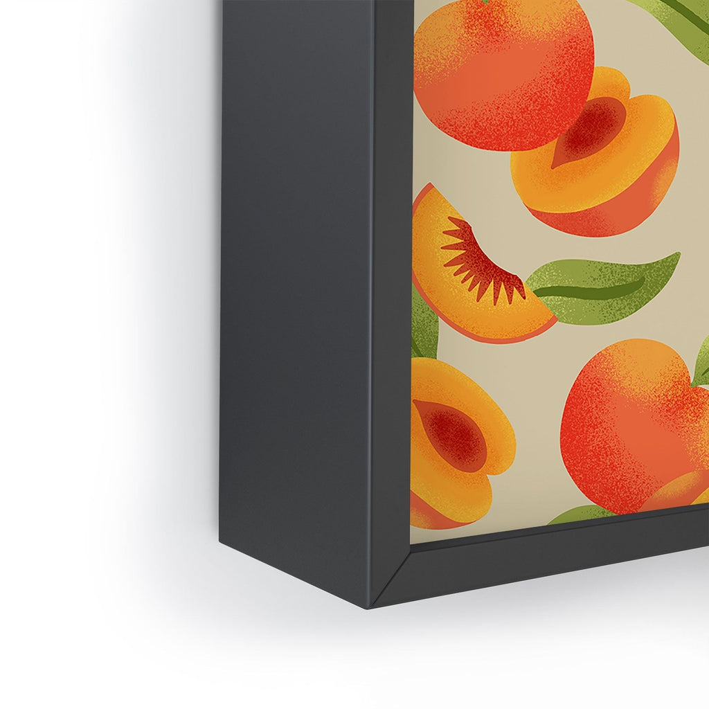 Jessica Molina Peach Pattern Framed Mini Art Print