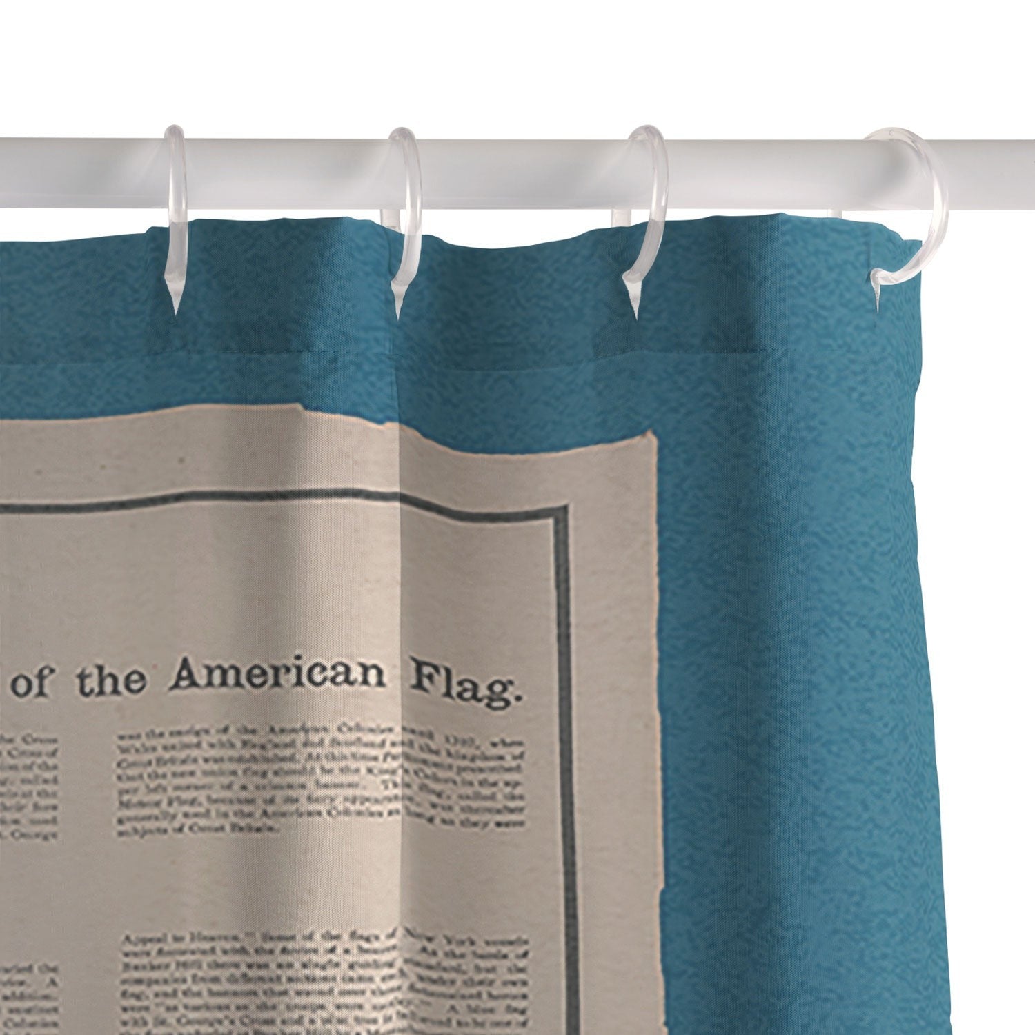 DENY Designs Goff s Evolution of the American Flag Shower Curtain