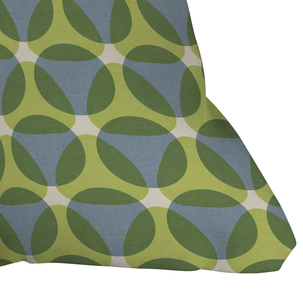 Marta Barragan Camarasa Stylish Retro Circle Outdoor Throw Pillow