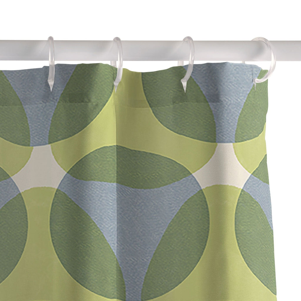 Marta Barragan Camarasa Stylish Retro Circle Shower Curtain