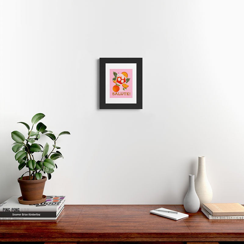 Jessica Molina Orange Spritz Framed Art Print