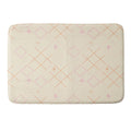 Little Om Starry Web cream Memory Foam Bath Mat