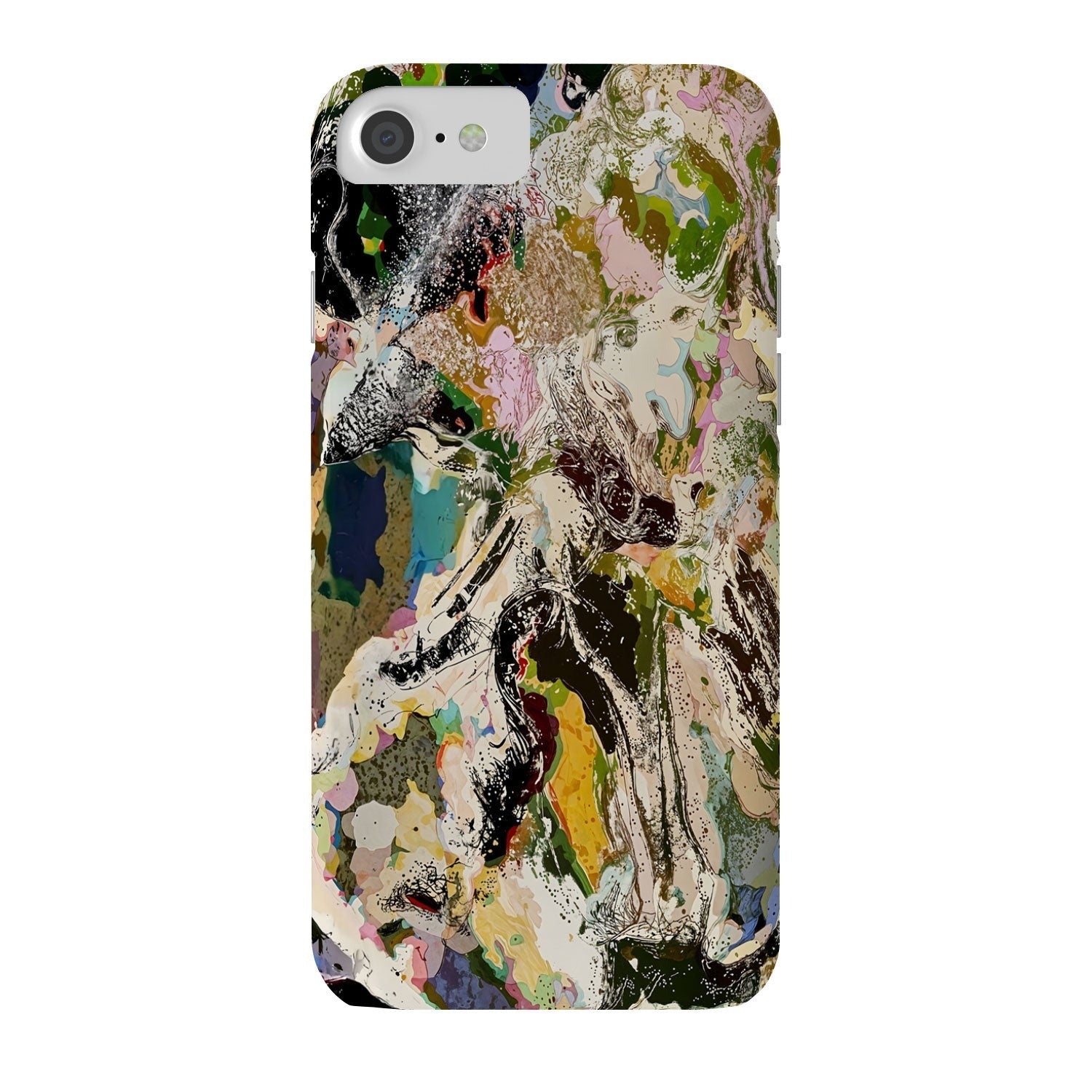 83 Oranges Echoes Beneath the Surface Phone Case