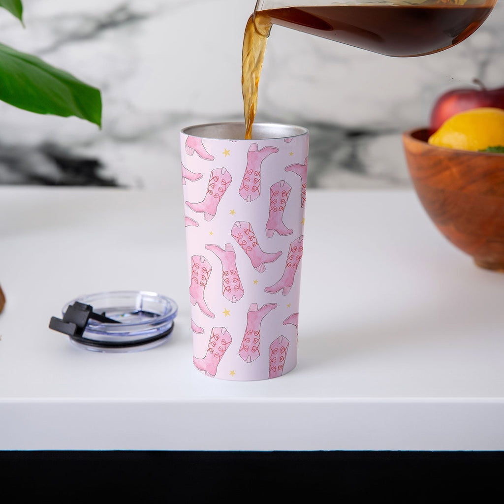 Love_Ryming Stars and Boots Travel Mug