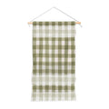 Menina Lisboa Rustic Green Plaid Wall Hanging Portrait