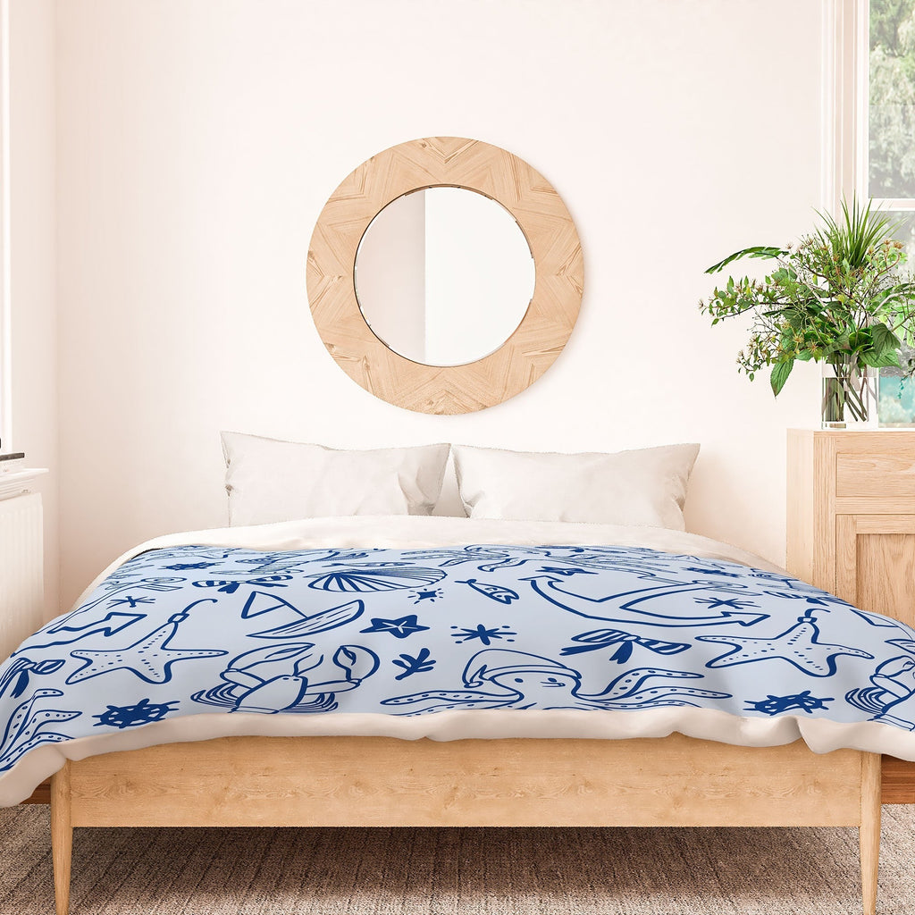 Design by Spark Marine Christmas Holiday Duvet Cover