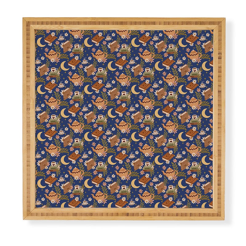 Avenie Moonlit Reading Nook II Framed Wall Art