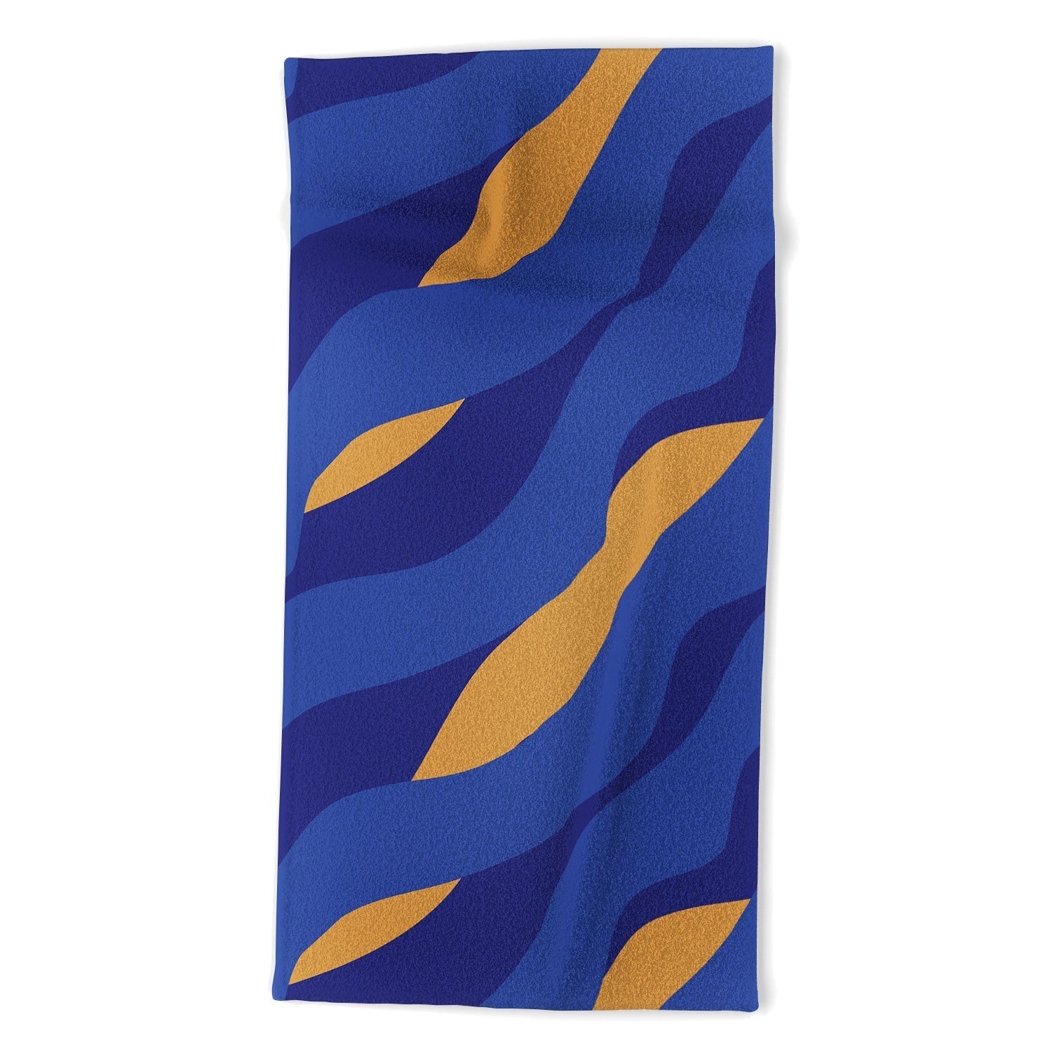 Camilla Foss Pebbles in Stream Beach Towel
