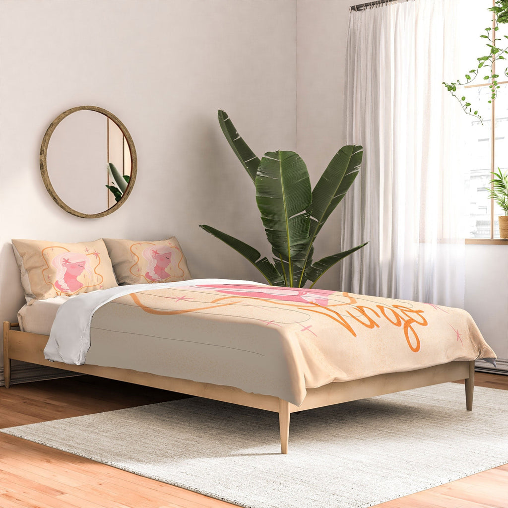 Little Om Zodiac Sign Virgo Comforter