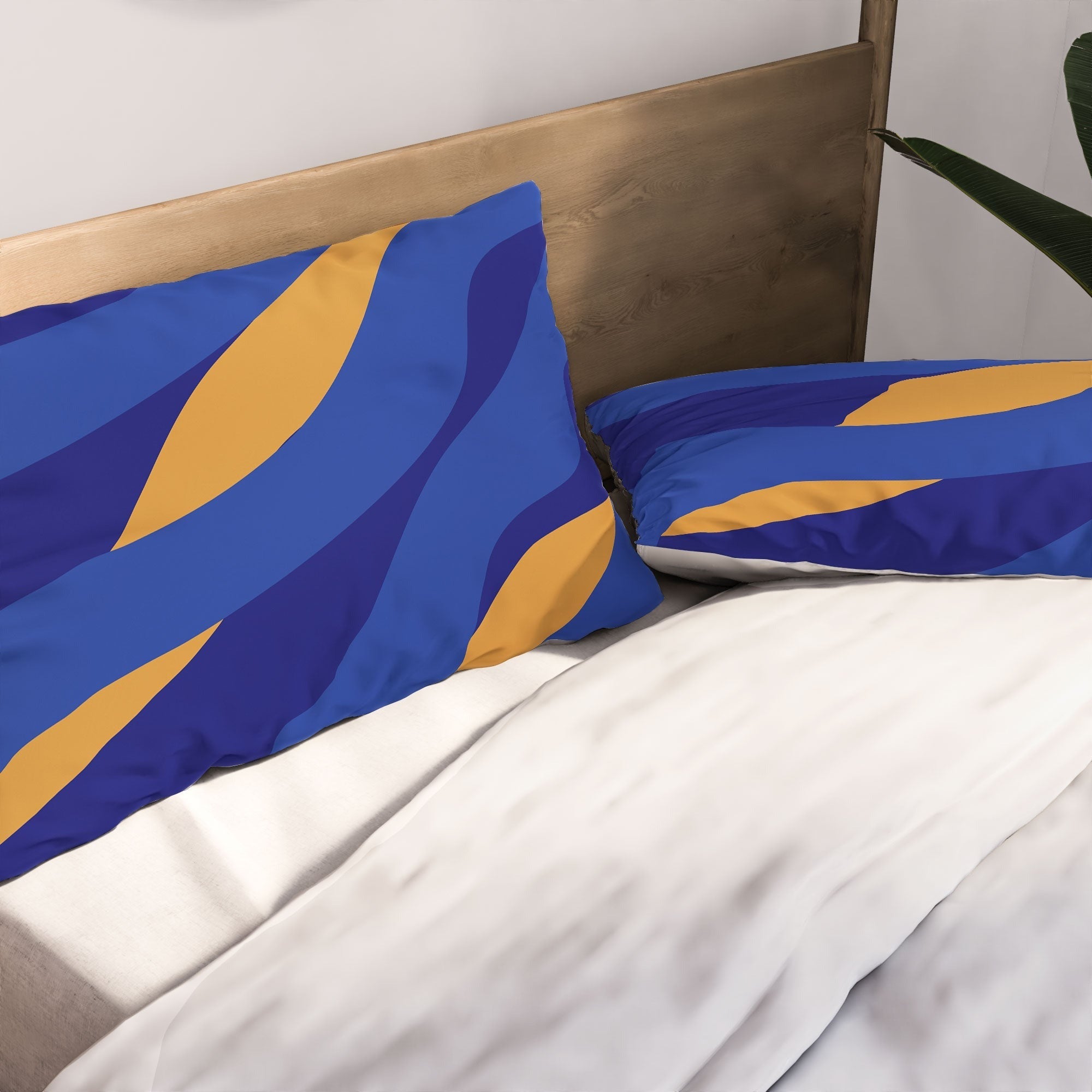 Camilla Foss Pebbles in Stream Pillow Shams