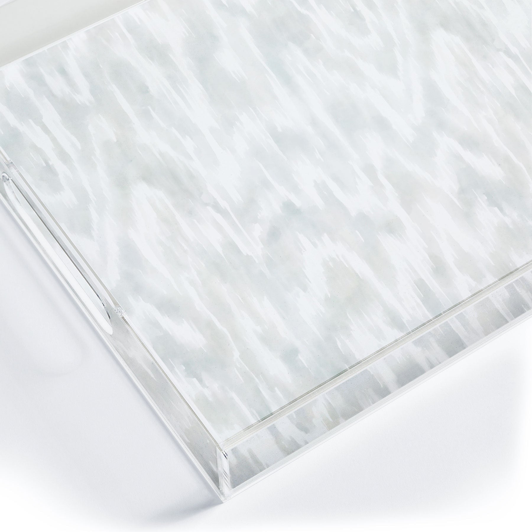 Jacqueline Maldonado Watercolor Wood Grain Acrylic Tray