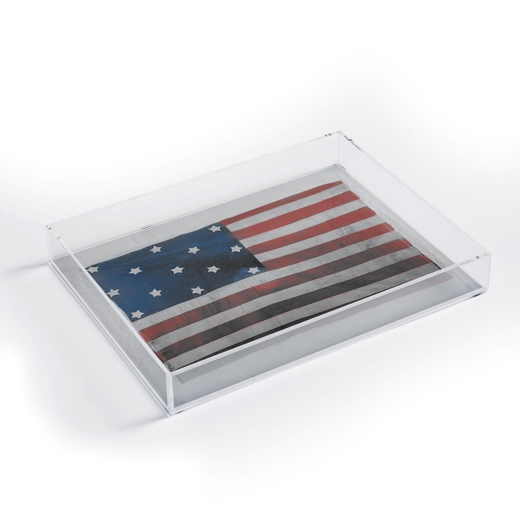 DENY Designs Flag Attributed to Elizabeth Schuyler Hamilton Acrylic Tray