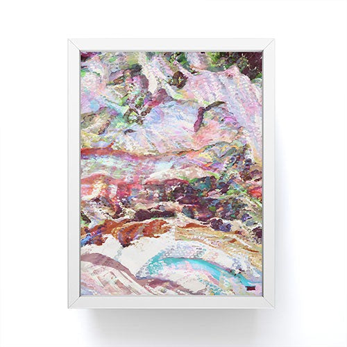 83 Oranges Sequin Haze Framed Mini Art Print