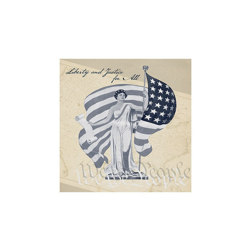 DENY Designs Liberty and Justice Woman Art Print