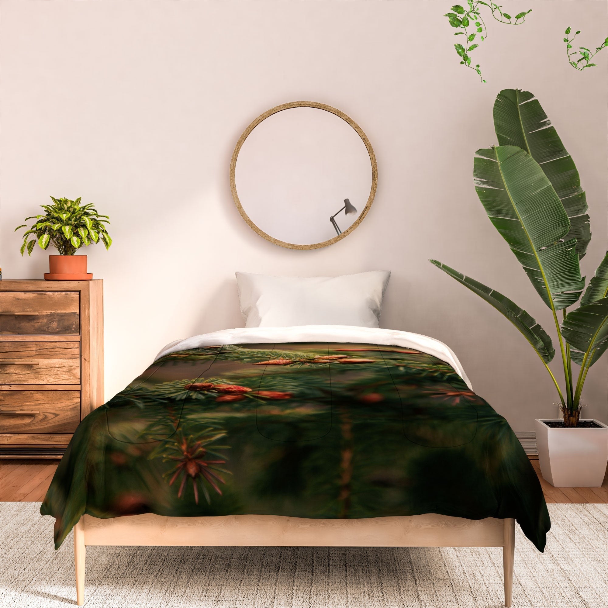 Hannah Kemp Spruce Tips Comforter