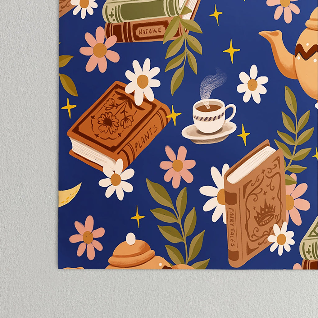 Avenie Moonlit Reading Nook II Poster