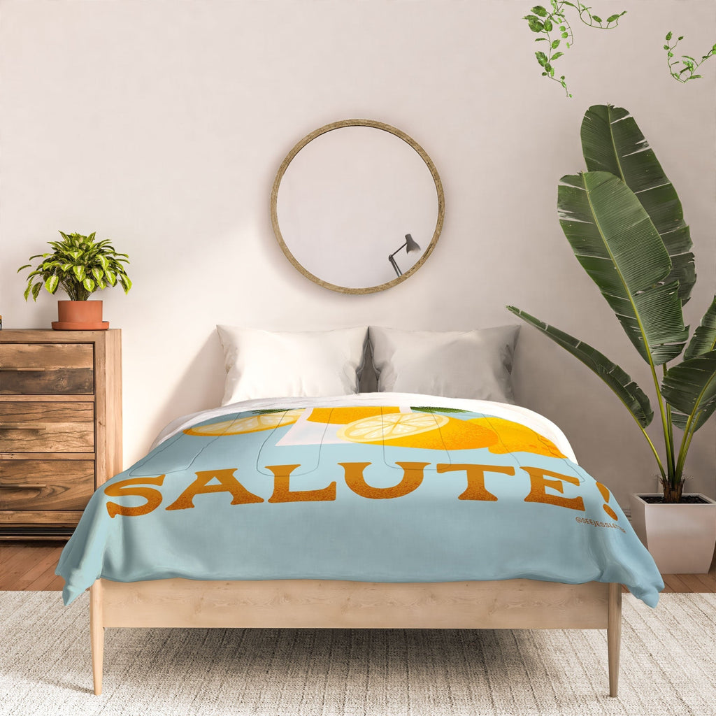 Jessica Molina Limoncello Cocktail Comforter