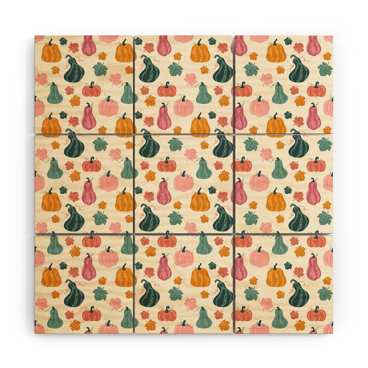 Design by Spark Gourdgeous Autumn Wood Wall Mural