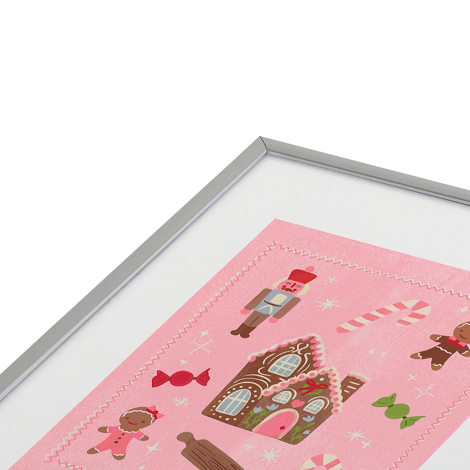 carriecantwell Sweet Christmas Holidays Metal Framed Art Print