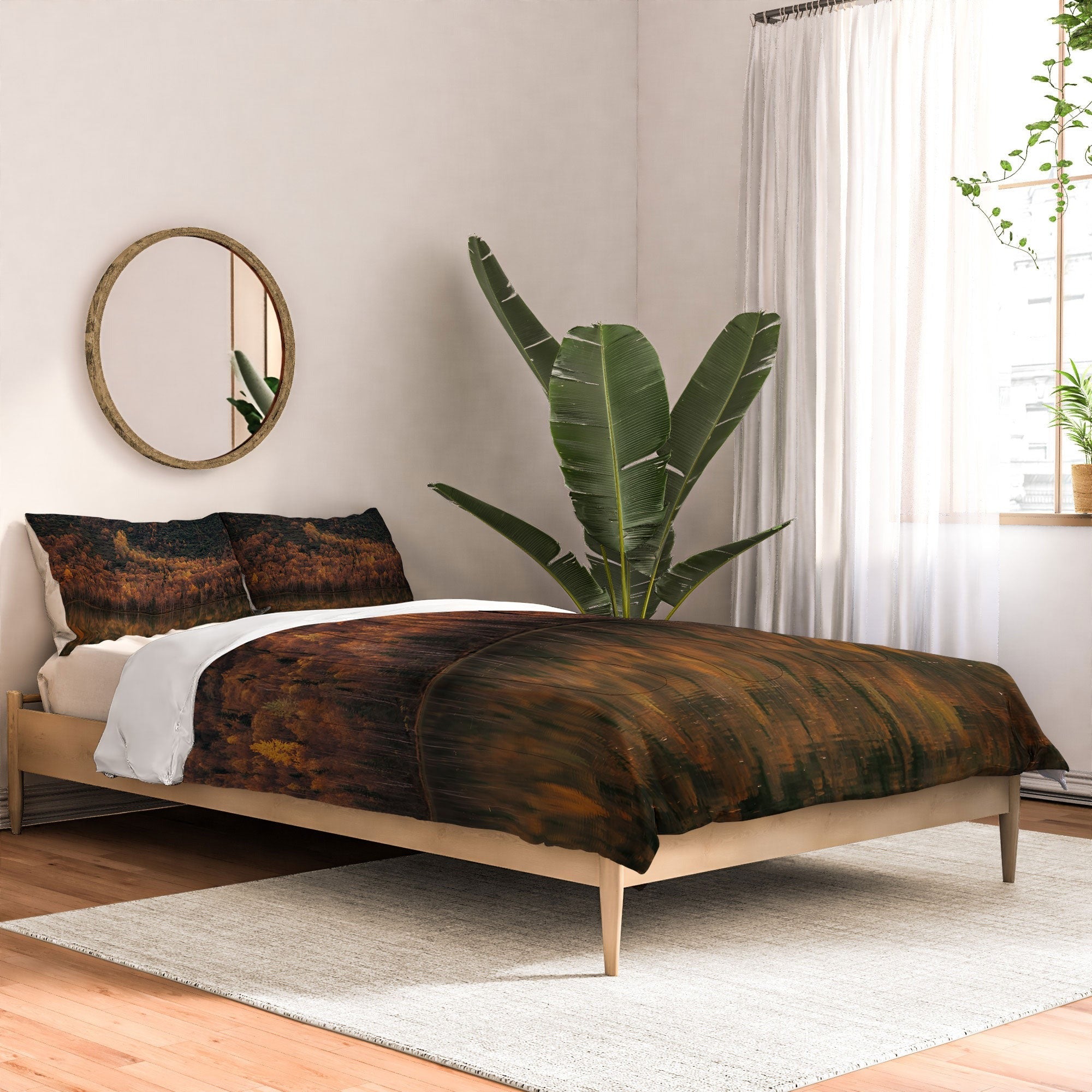 Hannah Kemp Fall Lake Comforter