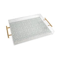 CoastL Studio Palm Ogee Acrylic Tray