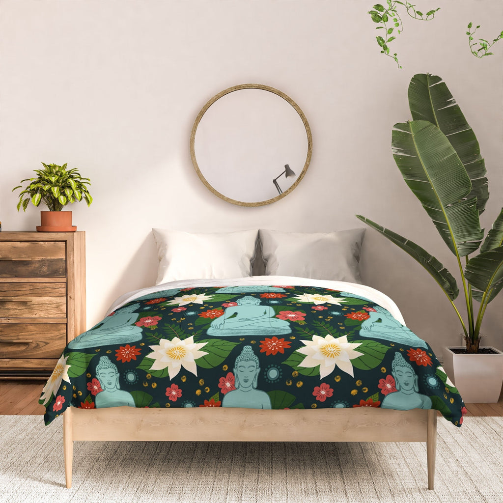 Design by Spark Meditating Lotus Buddha Comforter