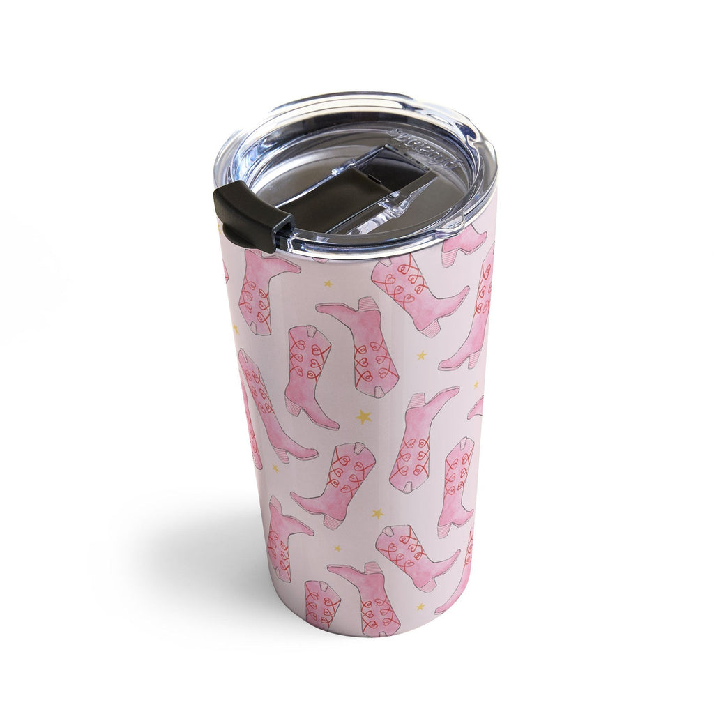 Love_Ryming Stars and Boots Travel Mug
